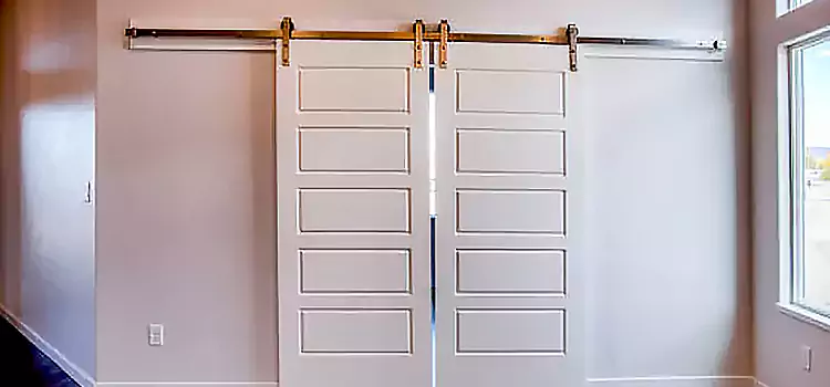 Glass Barn Door with Installation Hardware Kit Muncie